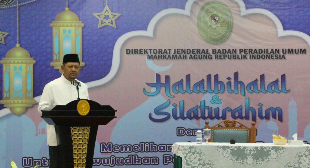 Halal Bihalal dan Silahturahim Keluarga Besar Badan Peradilan Umum Mahkamah Agung RI