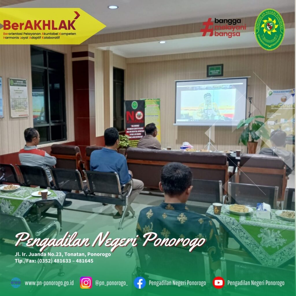 Pagelaran Wayang Kulit Dalam Rangka Memperingati HUT Mahkamah Agung RI ke-78