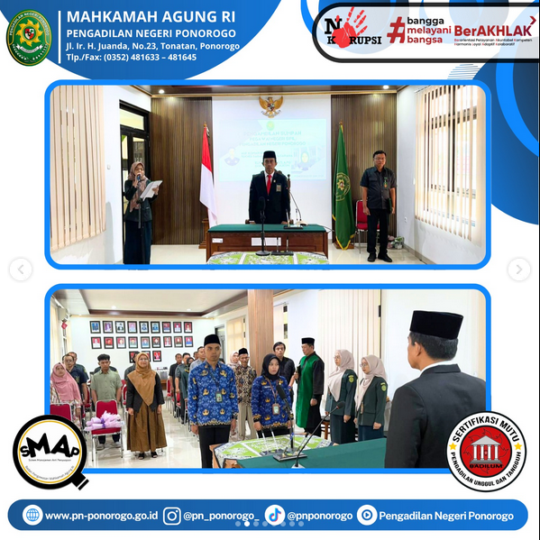 Pengambilan Sumpah Pegawai Negeri Sipil